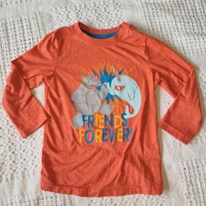"Friends" Long Sleeved Orange Tee Shirt Size 3T Cat & Jack